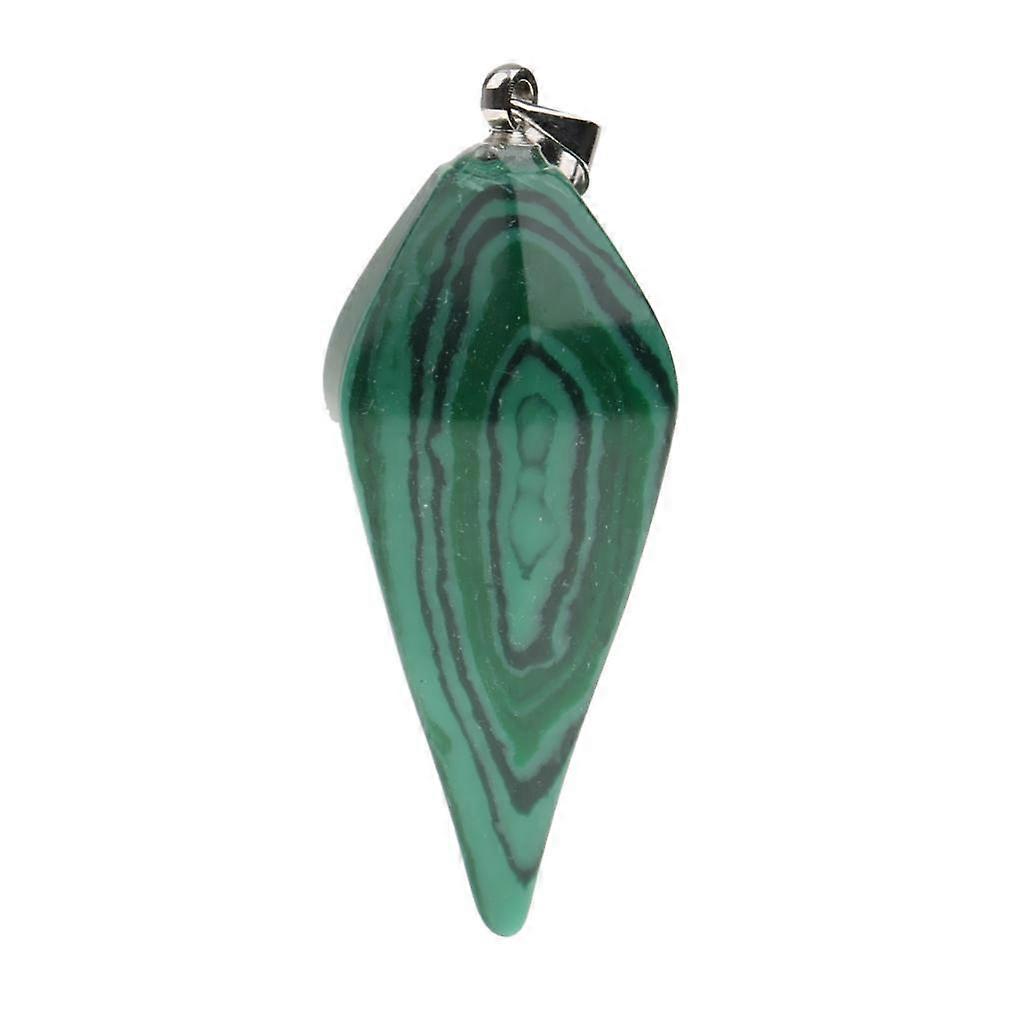 Crystal Hexagonal Point Chakra Gemstone Pendant Fit Necklace