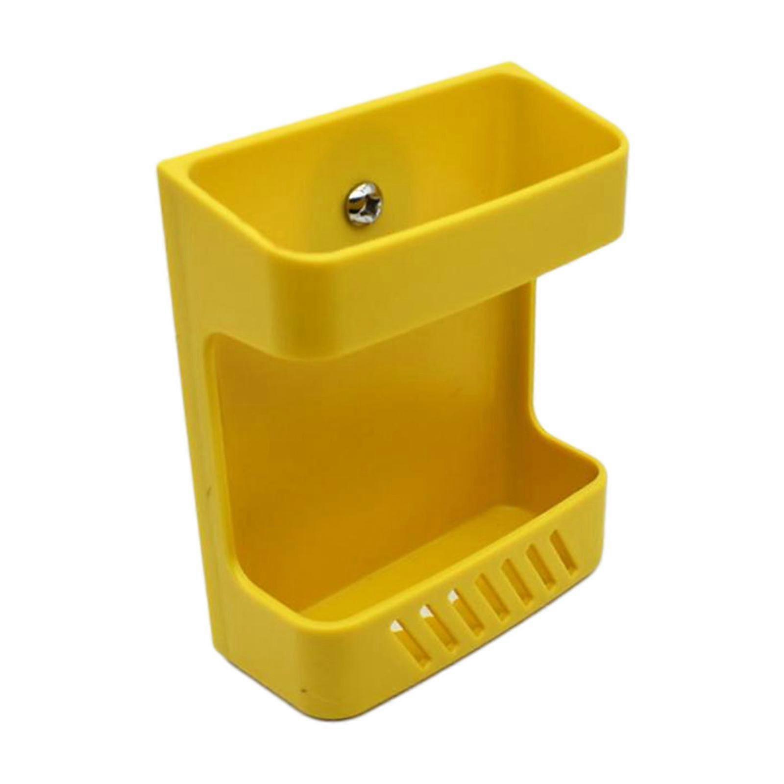 Bird Feeder Foraging Feeding Tool for Cuttlebone Container Food Baskets Yellow
