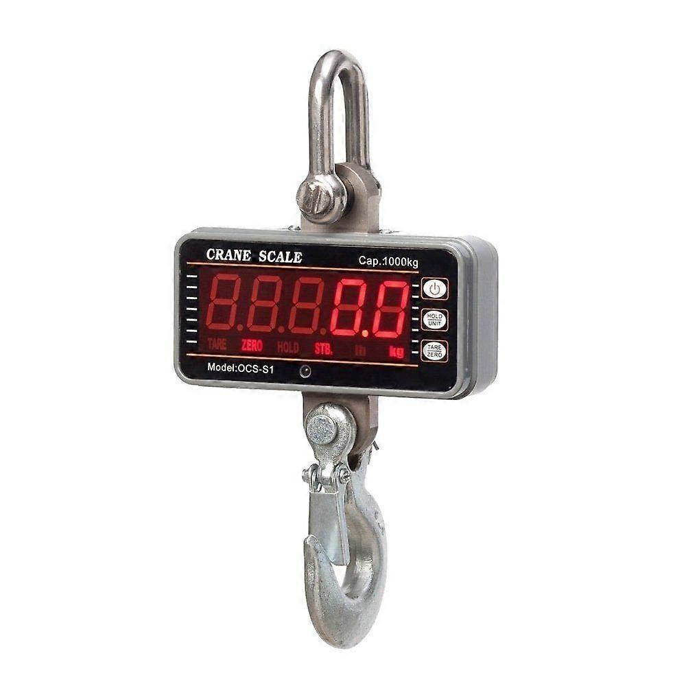 1T Smart Type Aluminum Digital Crane Scale Hanging Scale 1000KG 2000LBS