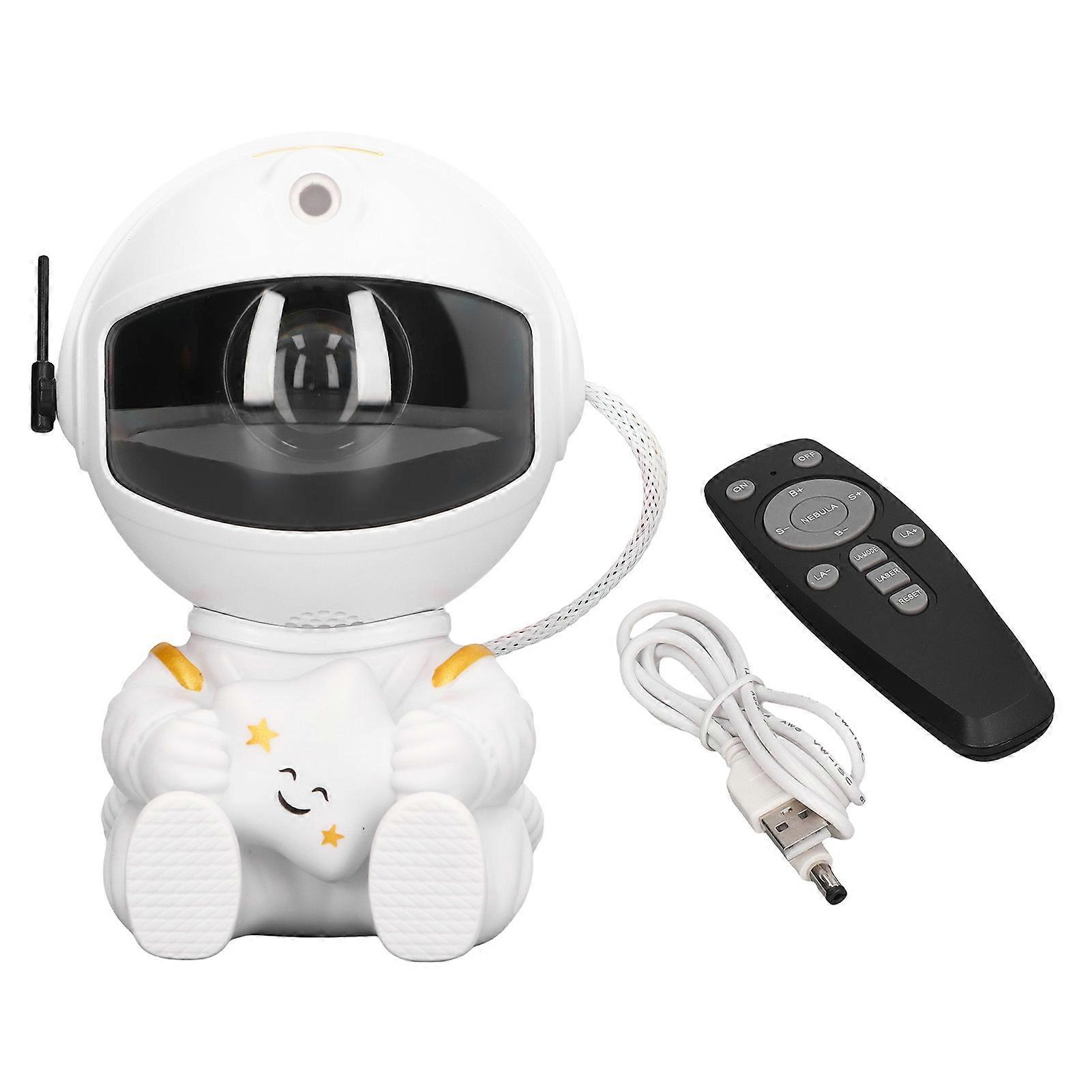 Stern-LED-Nachtlichtprojektor Astronautenform-Sternprojektor-Lampe RGB-Projektionslicht