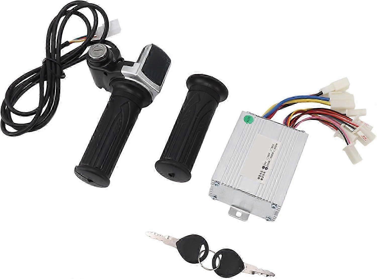 Throttle Grip with Lock, Anti Aging Motor Brushed Speed Controller Power Display