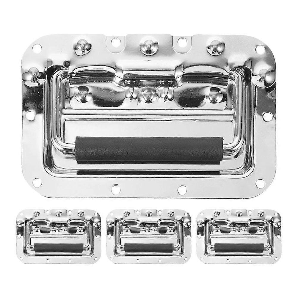 4pcs Case Handle for Cabinets Tool Boxes Flight Cases Decorative Handles For Tool Cabinets Truck Drawer Handles for Trunk Luggage Cabinets