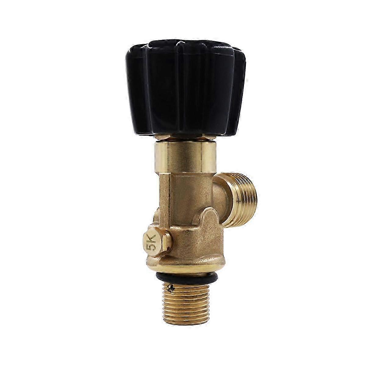 Argon CO2 Gas Regulator with M18x1.5 Thread to CGA320 Adapter for Cylinder