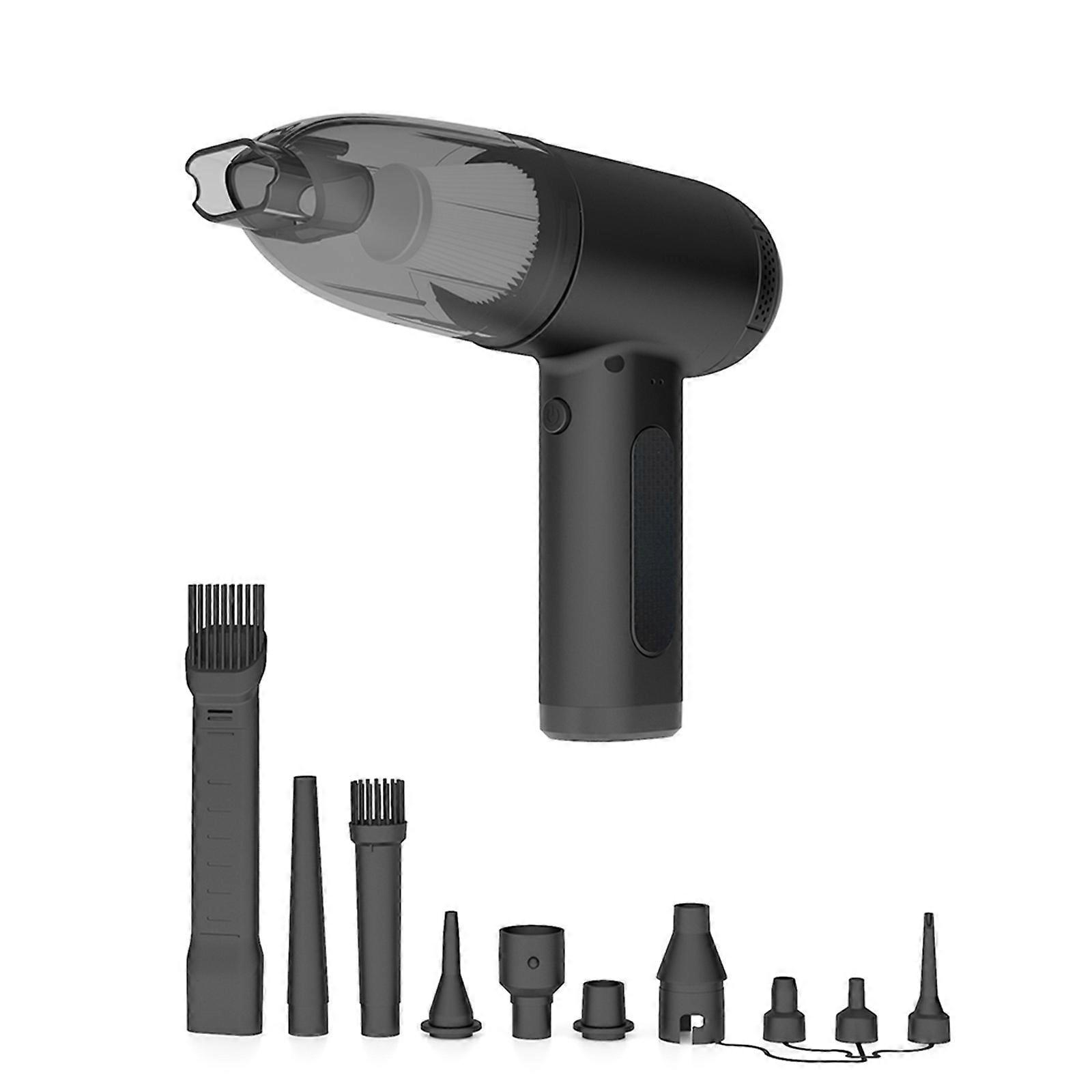 Portable Car Vacuum Cleaner 4 In 1 Wet/Dry Handheld 10000Pa Suction Rechargeable Collector for Home and Vehicle