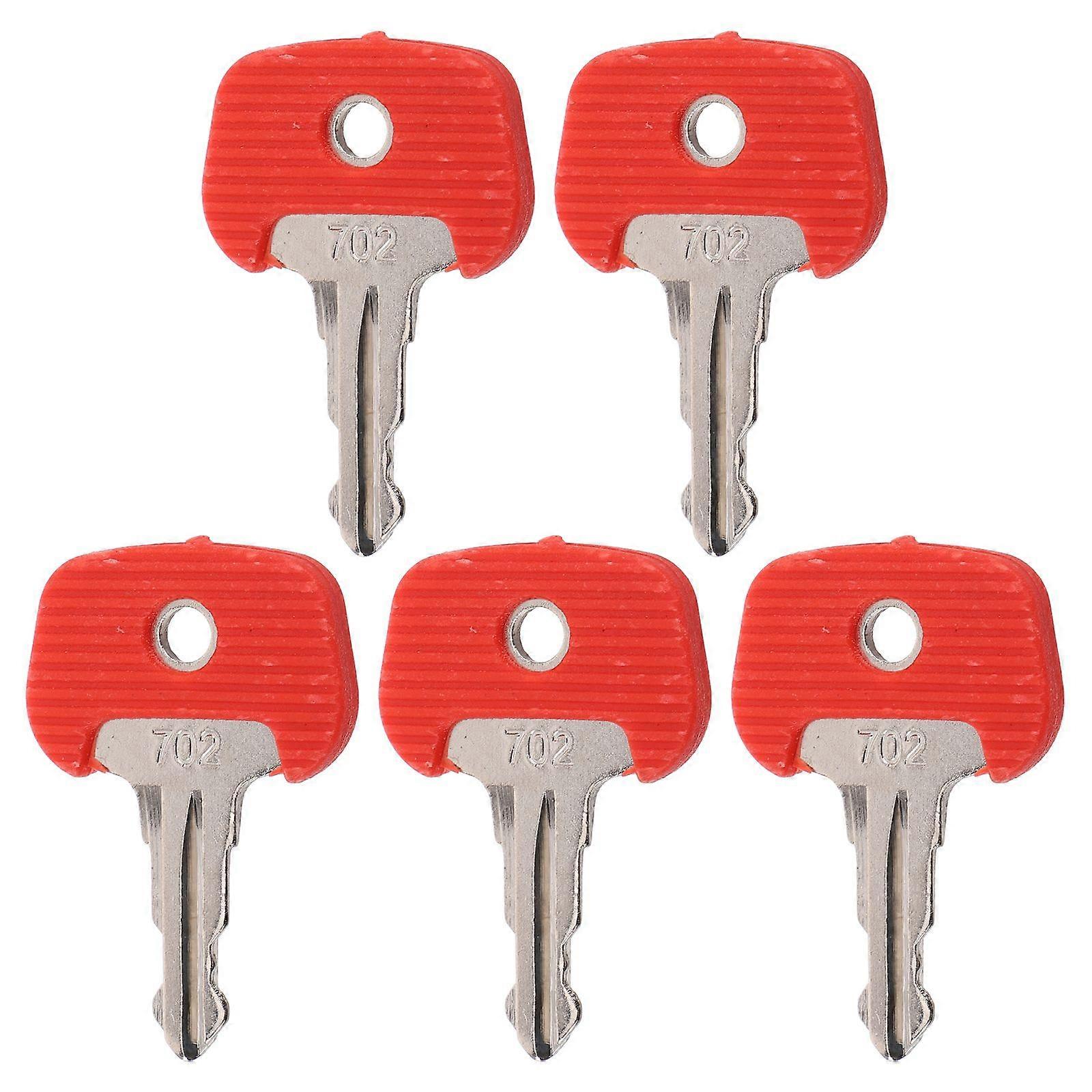 5Pcs Replacement Ignition Keys for Electric Forklift Trucks and Construction Equipment Compatible with Jungheinrich