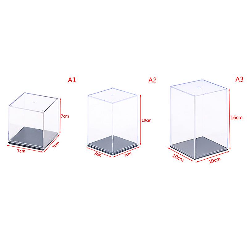 Acrylic Display Case Box Dustproof For Action Figure Models Collectibles