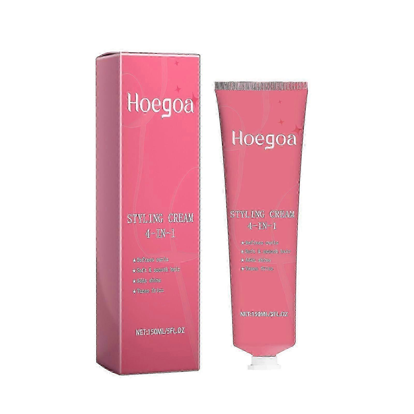 Hoegoa 4-In-1 Curly Hair Double Eyelid Cream Hair Shaping And Maintenance Soft And Light Water Bank Essence Elastin