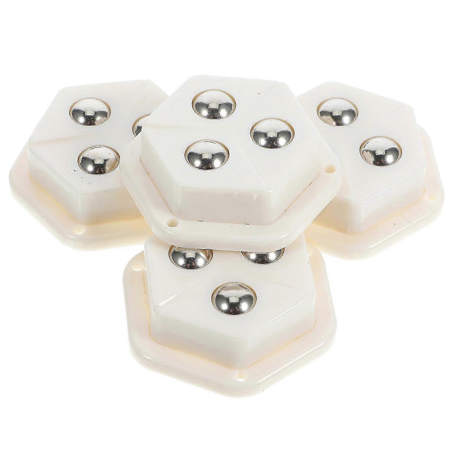 1 Set Small Swivel Caster Wheels for Storage Box Convenient Wheels Storage Bin Bottom Wheels Parts