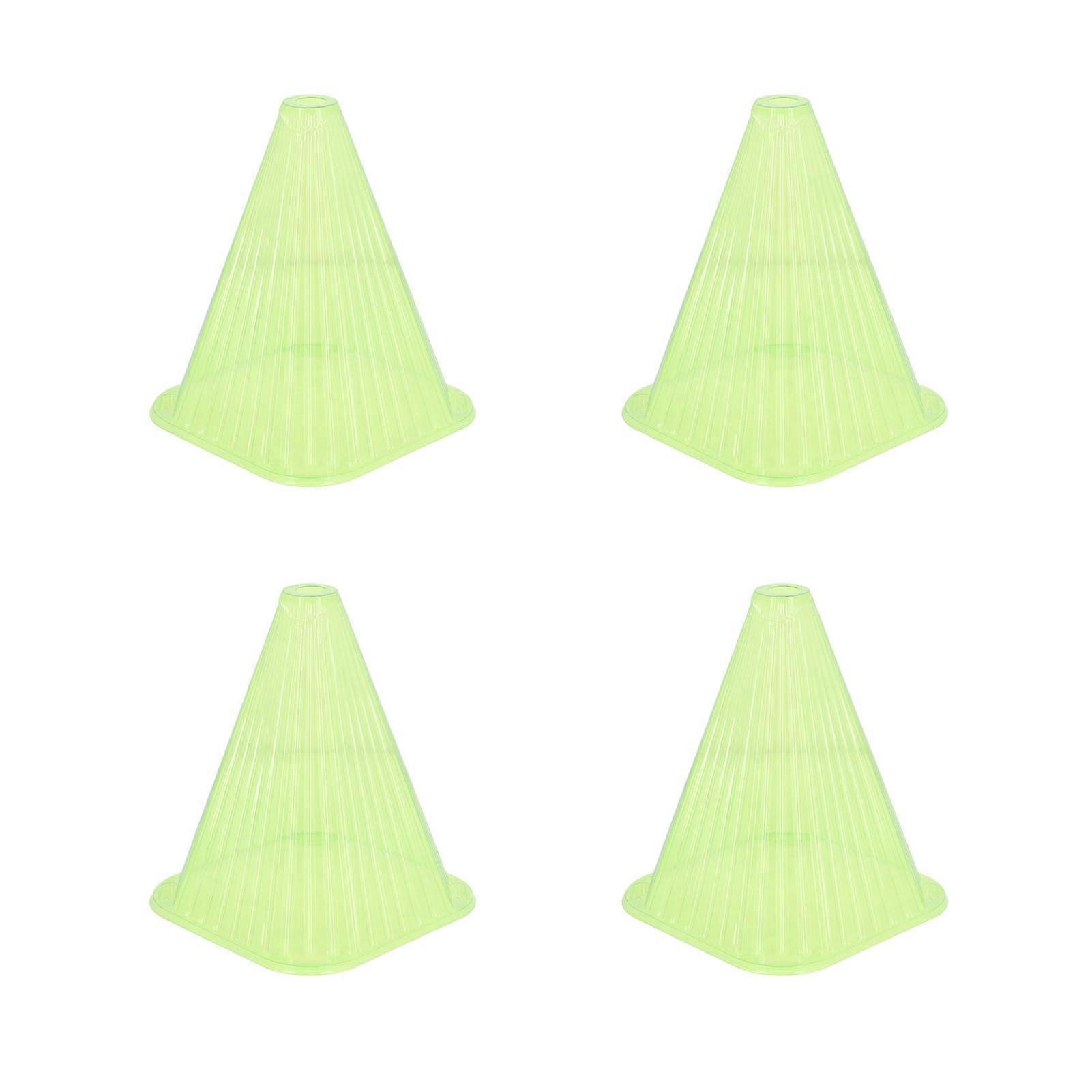 20 قطعة من البلاستيك نبات حديقة حامي الأخضر القابل لإعادة الاستخدام حديقة cloche أغطية النباتات مع 40 قطعة مسامير للزهور والخضروات 