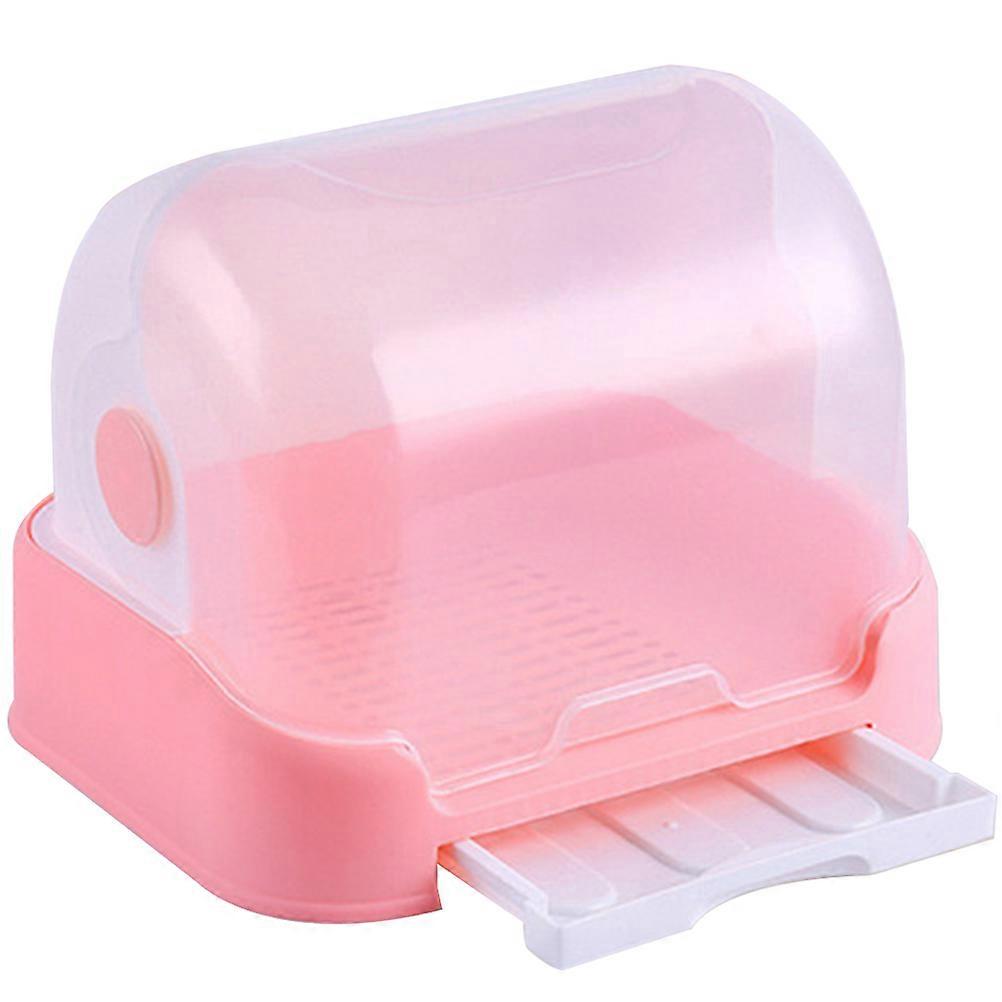 Waterproof Drying Rack with Lid to Protect Tableware