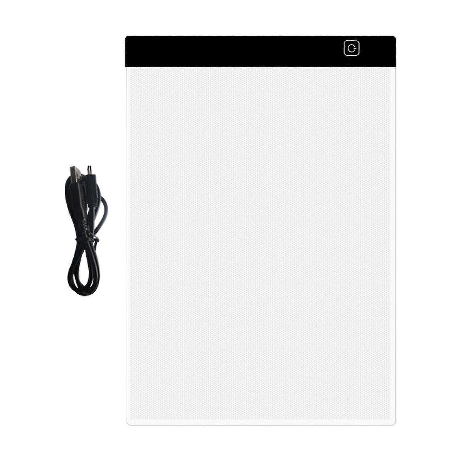 Portable LED Tracing Light Pad, A4 Size Light Board for Art Painting and Drawing, Adjustable Brightness Tracking Light Pad for Artists