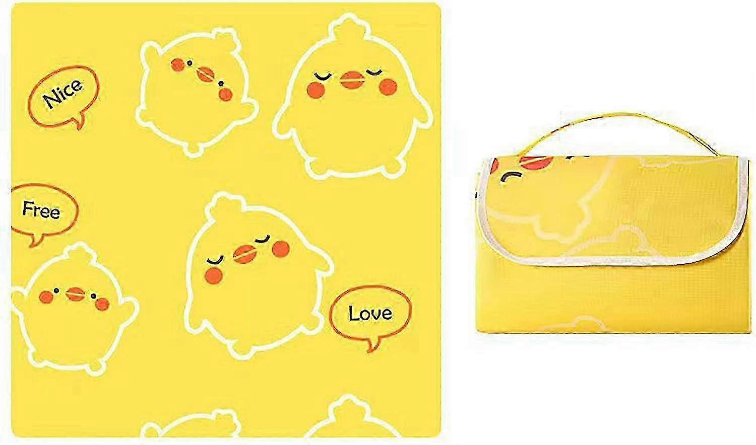 Picnic Blanket Mini Bag Beach Mat Foldable Light Waterproof