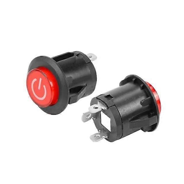 Power PushButton Start Switch 26mm 28mm, 3-Pin, Remote Control RC Car Start Button for Vehicle Motorbike Tricycle