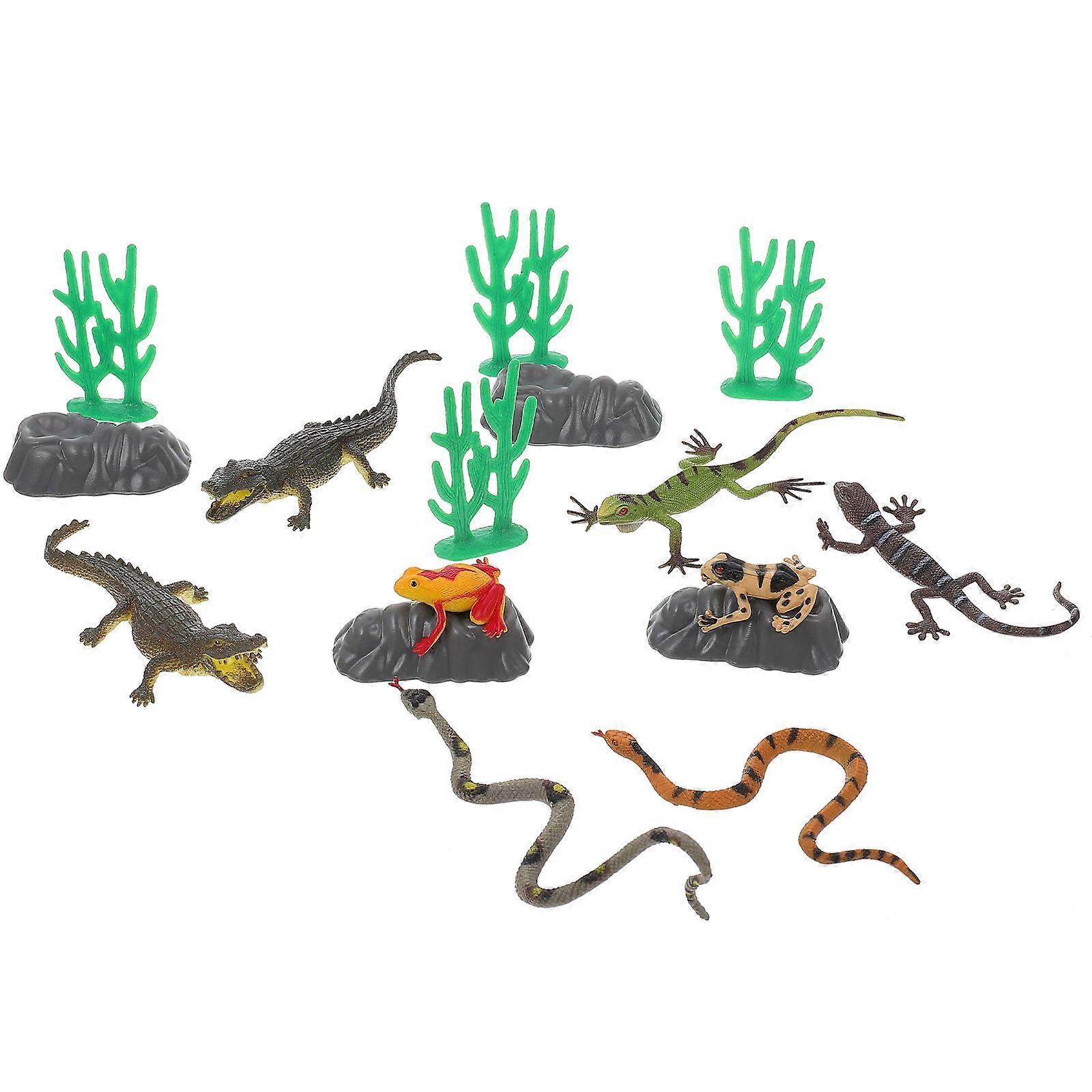 Realistic Reptile Models Set – Safe Educational Playthings for Detailed Learning & Recognition in Home or Classroom Settings