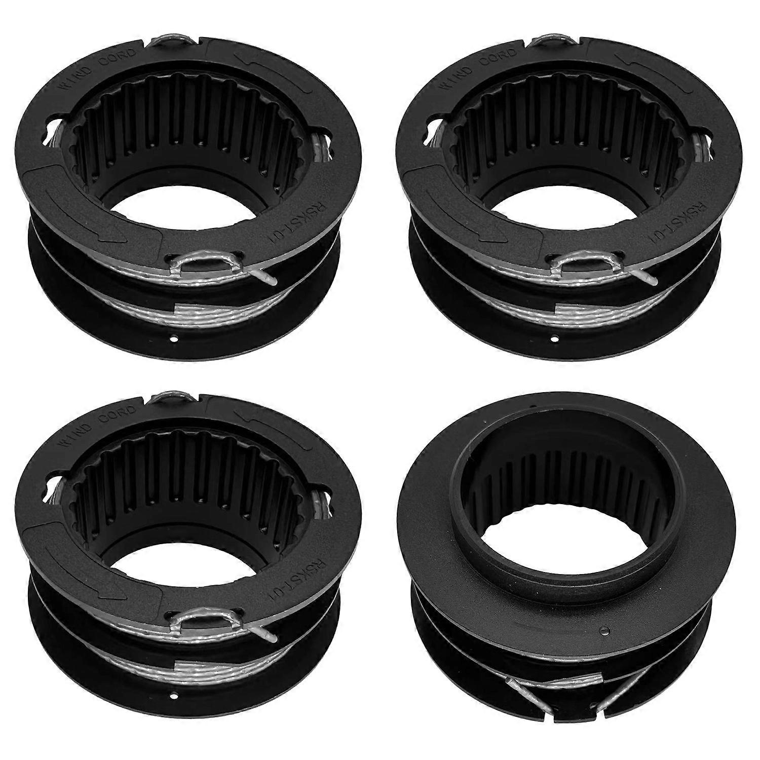 J6M 2905303 4Pcs Replacement Spool for Kobalt KST 130X KST 130X-06 T6M 40V String Trimmer Mower Acce