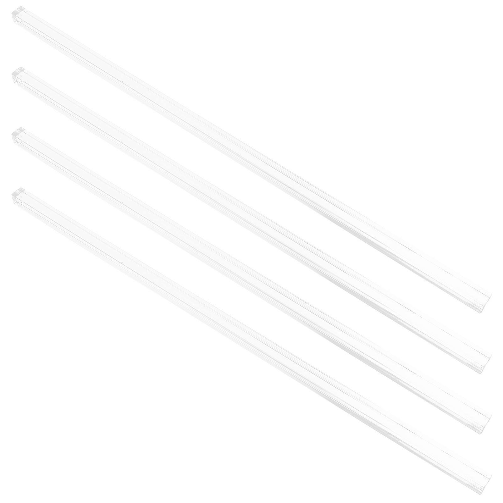 4pcs Crystal Mahjong Push Ruler Tool for Accurate Tile Arrangement – Stylish & Versatile Game Accessory for Home Use