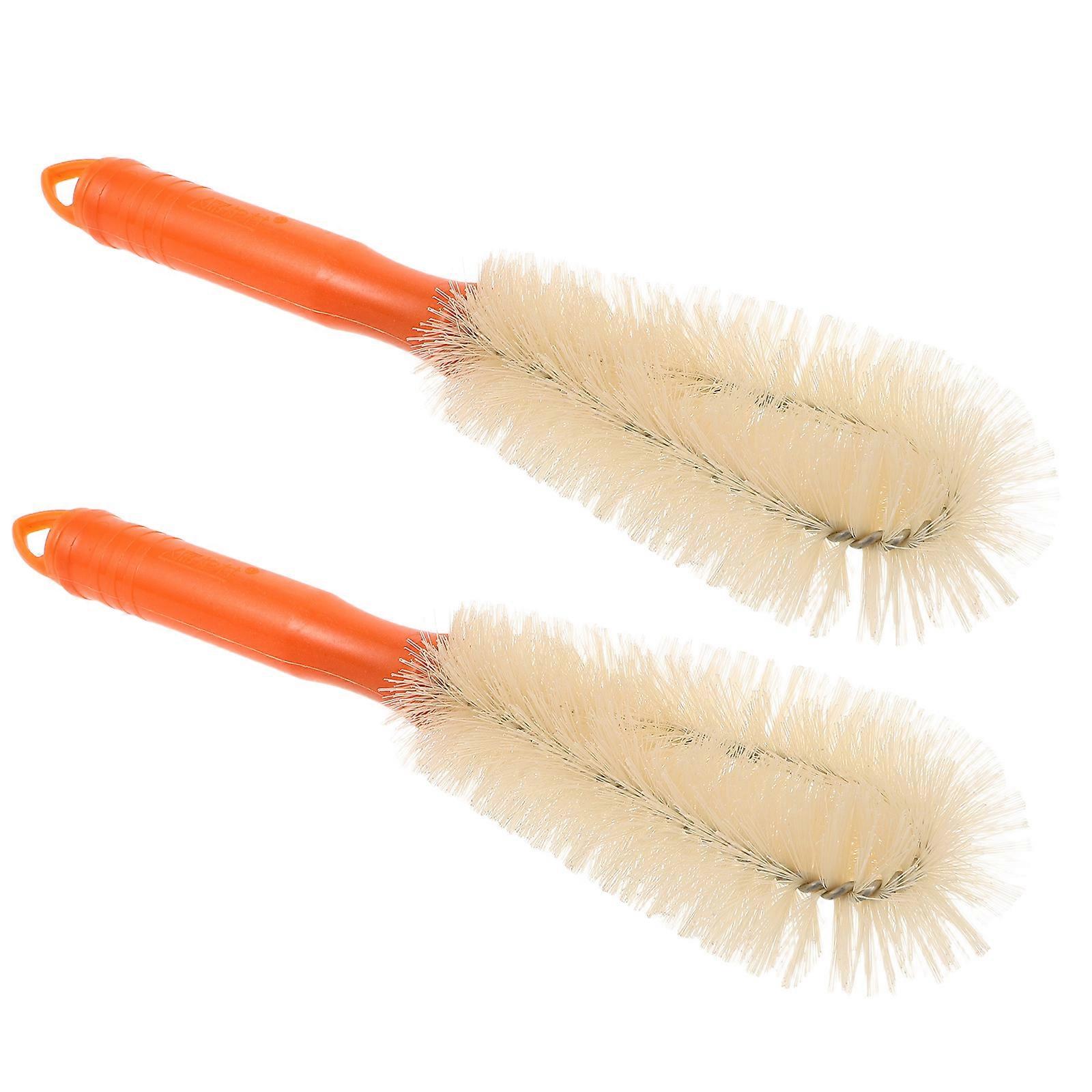 Wheel Rim Cleaning Brushes Ergonomic Car Detailing Tool for Efficient Hub Cleaning with Safe Bristles, Universal Fit for All Car Models