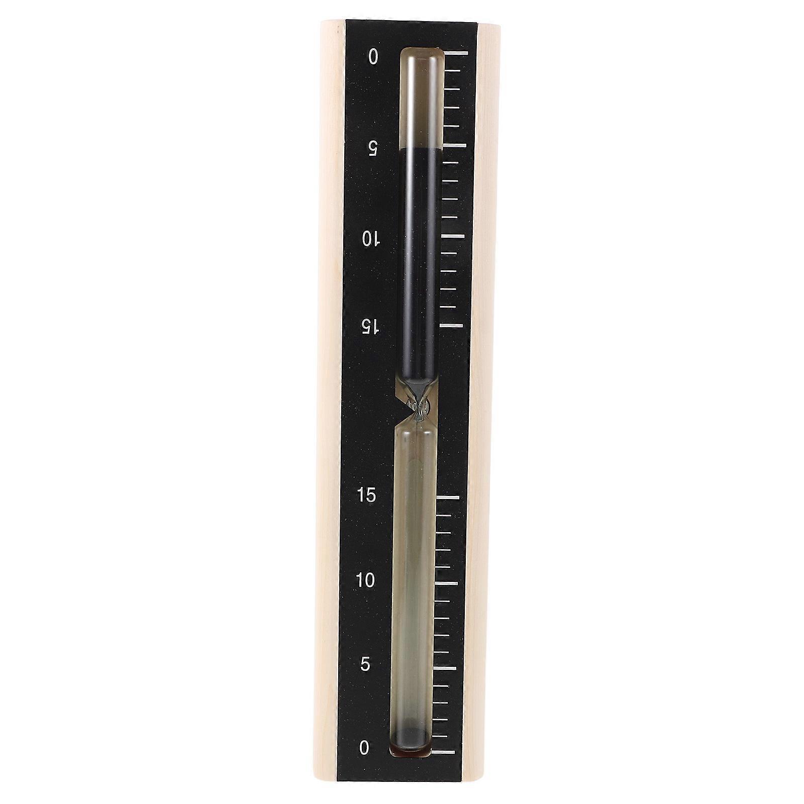 Wooden Heat Resistant Sand Timer for Sauna and Spa Rooms – Natural Design Compact Hourglass for Precise Relaxation Timing