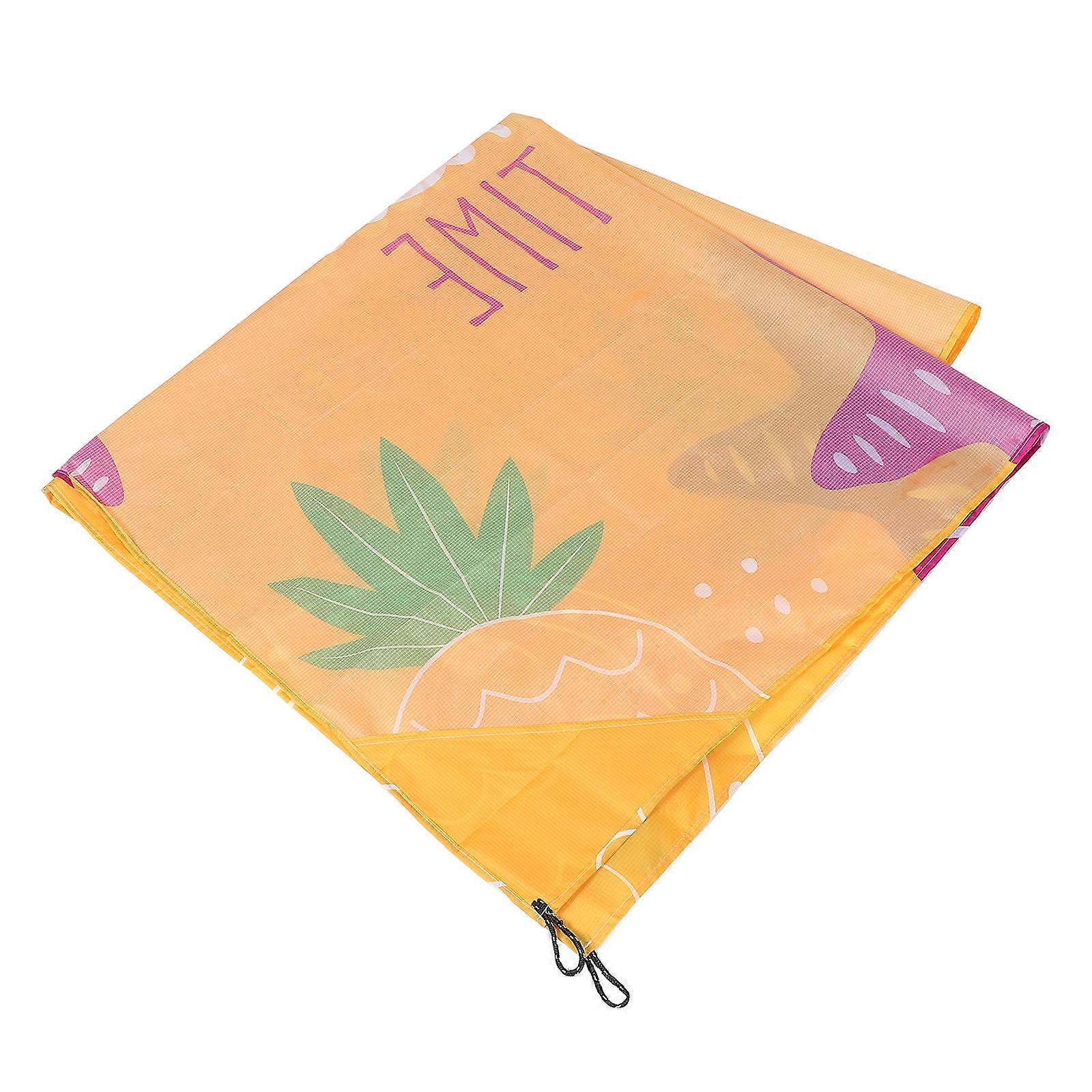 Outdoor Blanket for Grass Picnic Mat Waterproof Rectangular Multi 58.95X55.02in 1Pcs