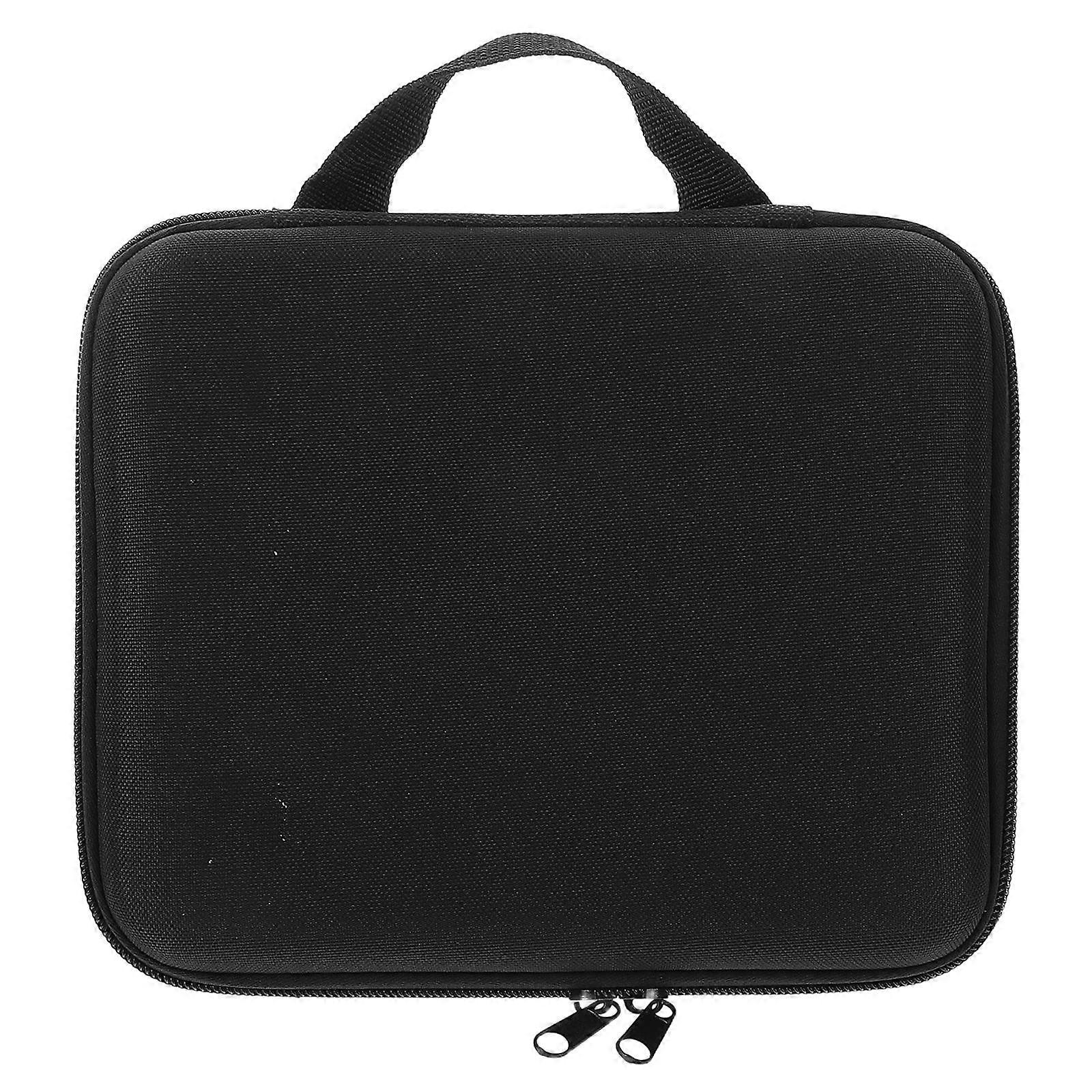 Portable Storage Container for Wireless Air Pump Accessories with Power Cord Brush and Electronics Friendly Compartments