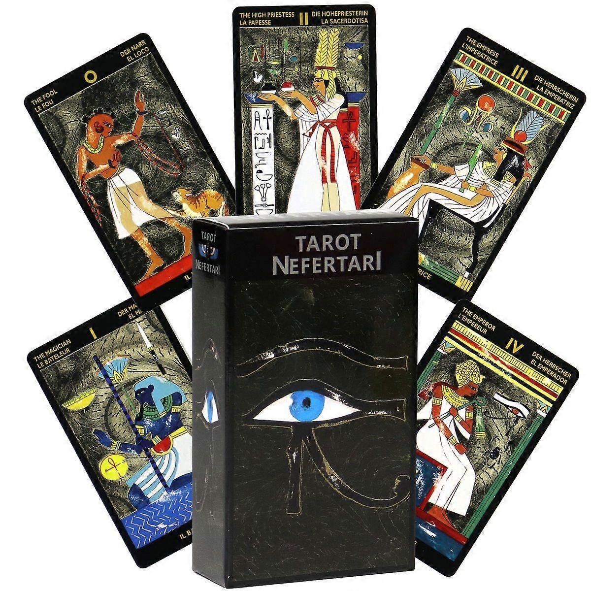 Tarot Nefertari Deck: Egyptian Tarot Cards for Beginners