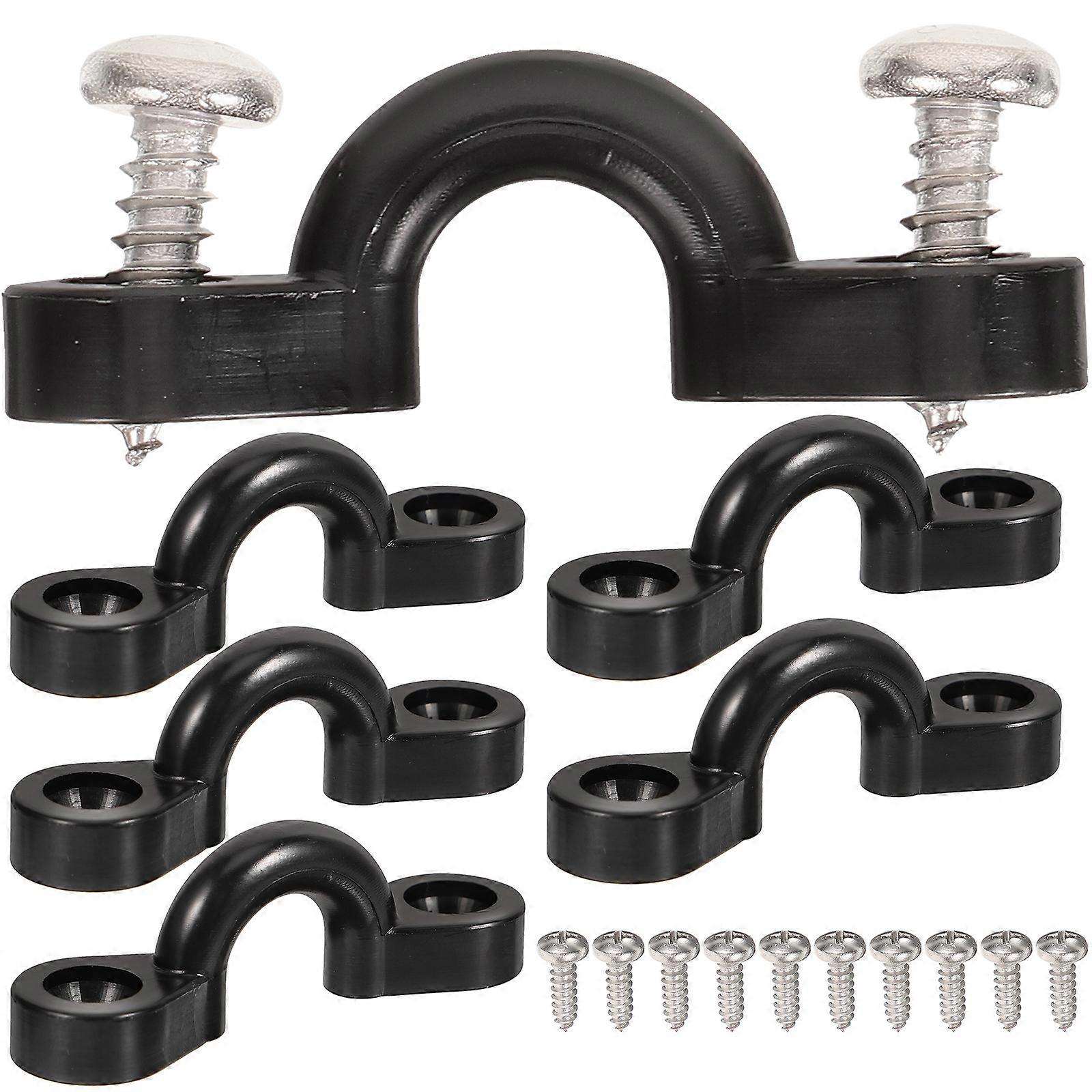 Durable C Shaped Buckles with Hooks and Screws for Kayak, Canoe, and Boat Deck Accessories