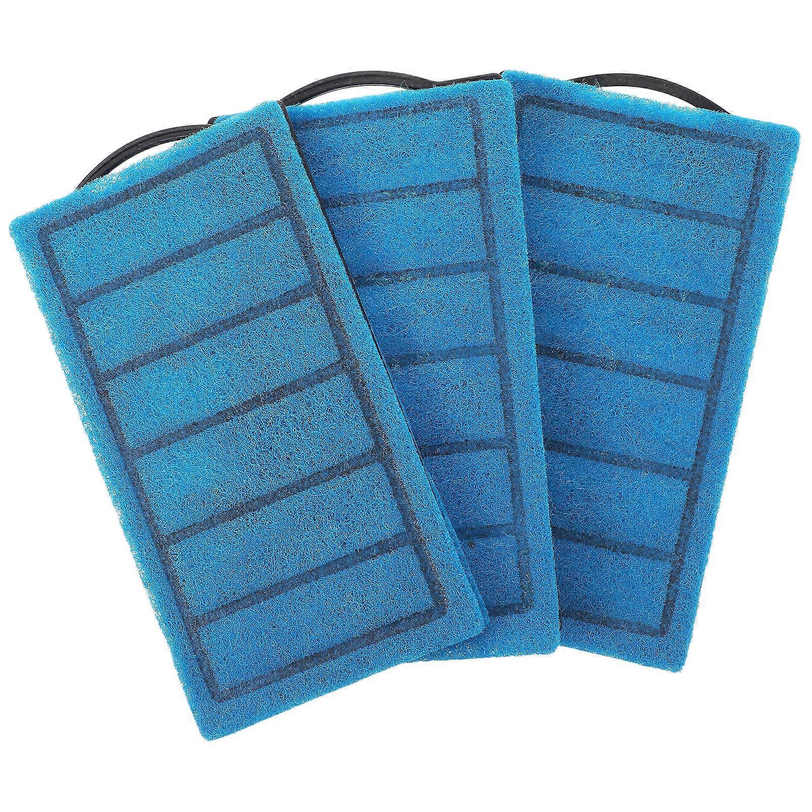 Filter Pads For Fish Tank Filters Sponge Cover Material Rectangular 3Pcs