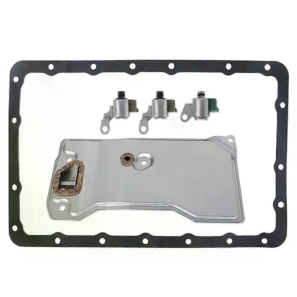 Transmission Solenoid Service Filter Kits Solenoids plus the Pan Gasket Filter Replacement for Cherokee 97420JKP 97010B