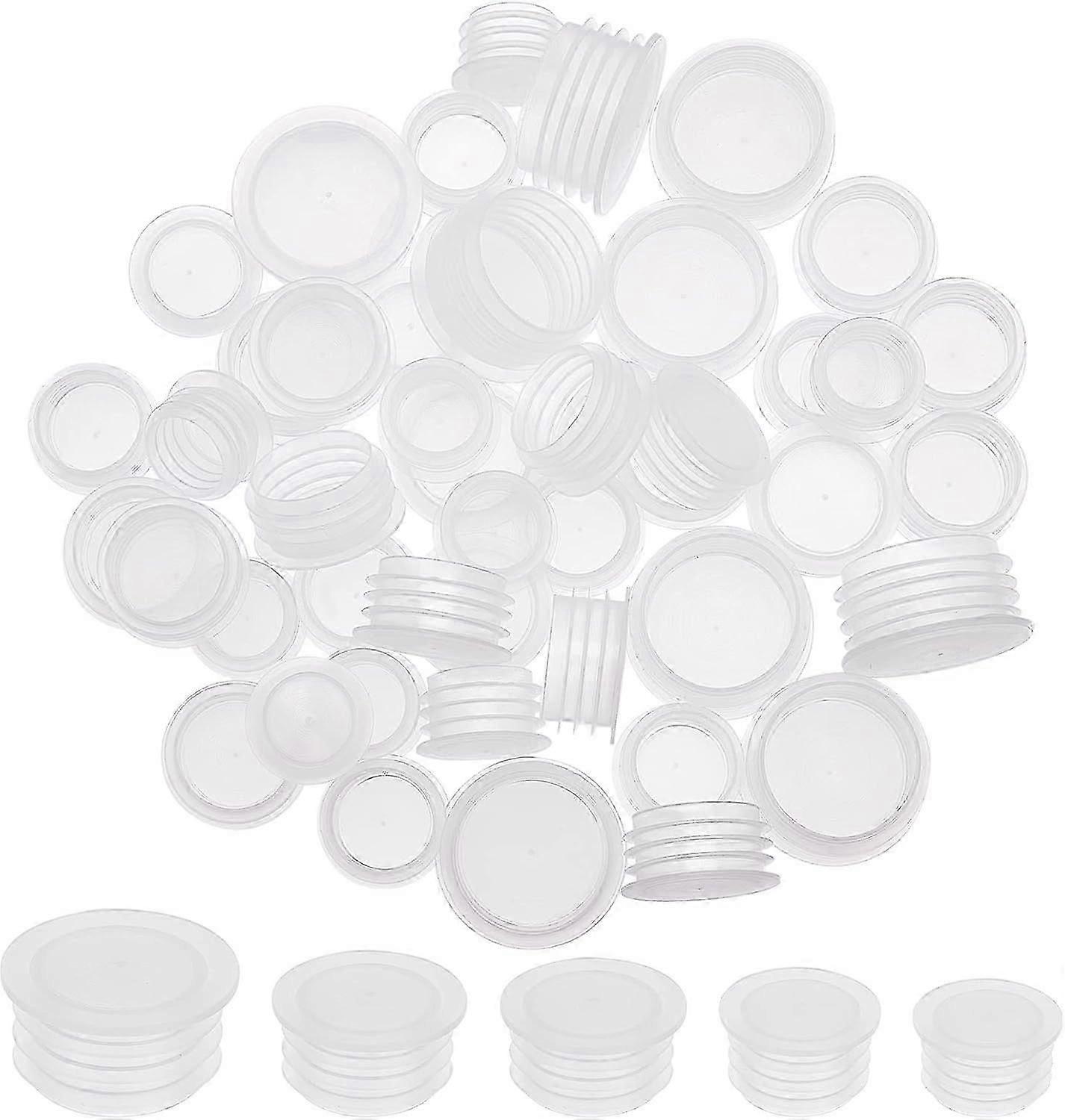 2026  50PCS Salt and Pepper Shaker Stoppers - Plastic Replacement Plugs