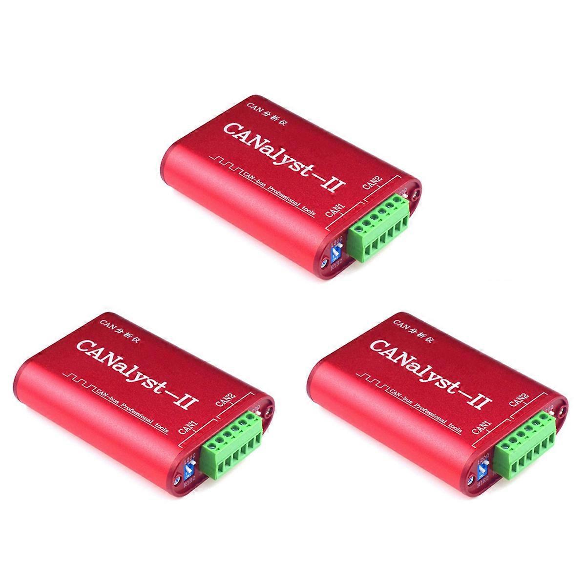 3X CAN Analyzer CANOpen J1939 USBCAN-2II Converter Compatible with ZLG USB to CAN USBalyst-II