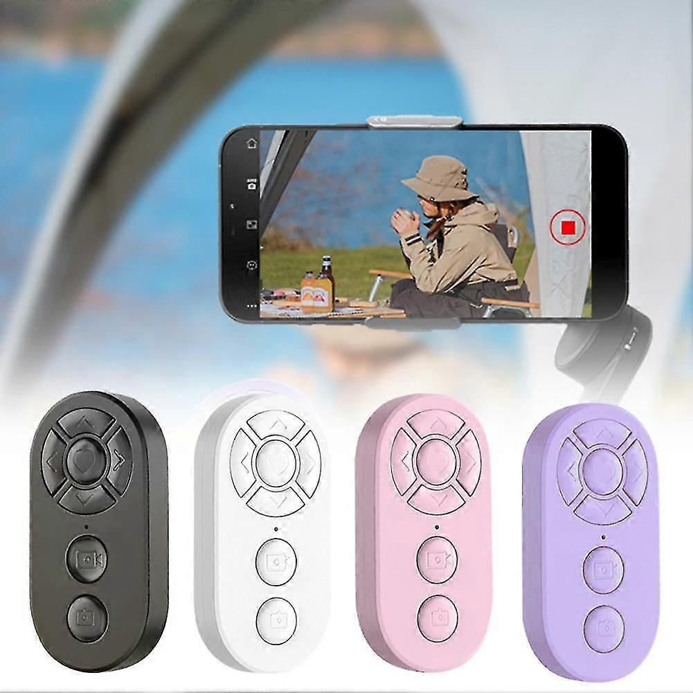 Rechargeable Bluetooth Remote Controller 7 Buttons Wireless Mobile Phone