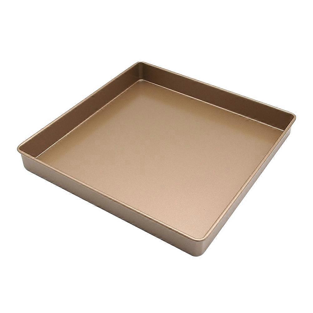 Yapışmaz Pişirme Tavası Kare Pizza Tepsisi Isıya Dayanıklı Kolayca Kalıptan Çıkarma 28.5X28.5X3.5CM 1 Adet