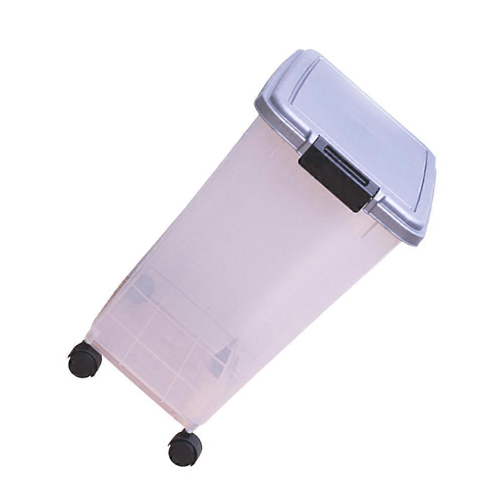 Food Storage Tank Rectangular Pet Use 37x24.5x38cm Sealed Moisture-Proof 1Pack
