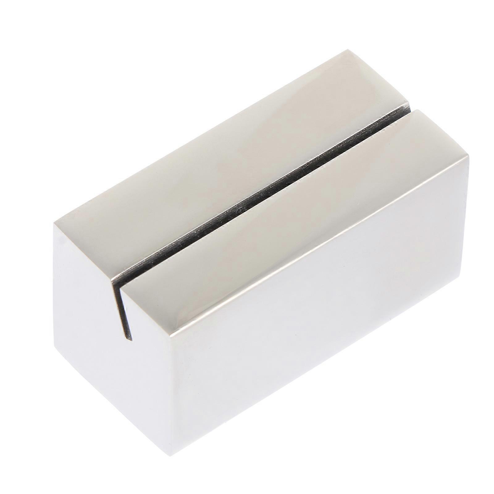 Desktop Cards Stand Business Cards Holder Conference Table Small Long Rectangle Professional Simple and Generous 1Pack
