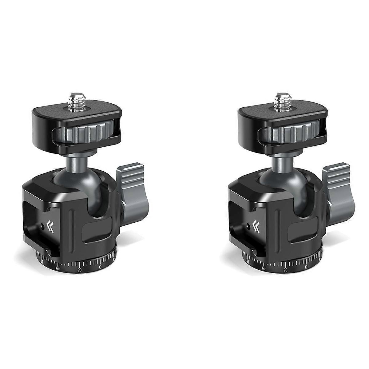 For Mini Ball Head Panoramic Tripod Head + Cold Shoe Mount Adapter