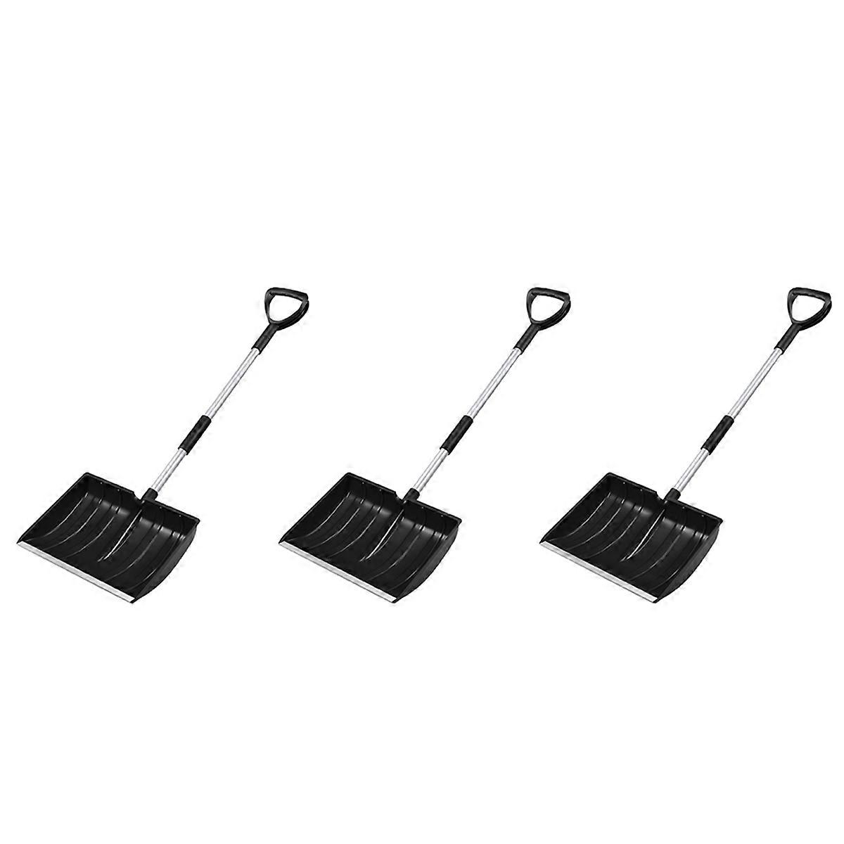 3X Large Portable Snow Shovel for Driveway Snow Shovel with Aluminum Handle and Wide Blade Scoop Sho