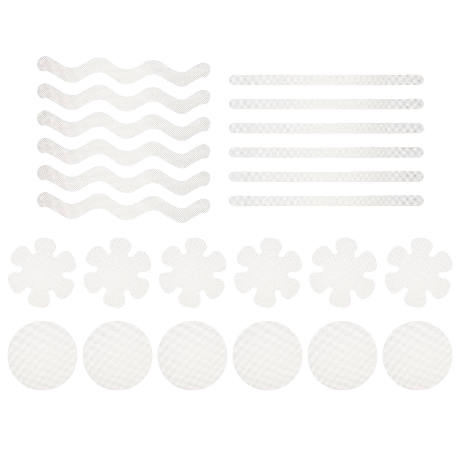 24db fürdőkád matricák lépcső csúszásmentes ragasztó matricák biztonsági zuhany matricák