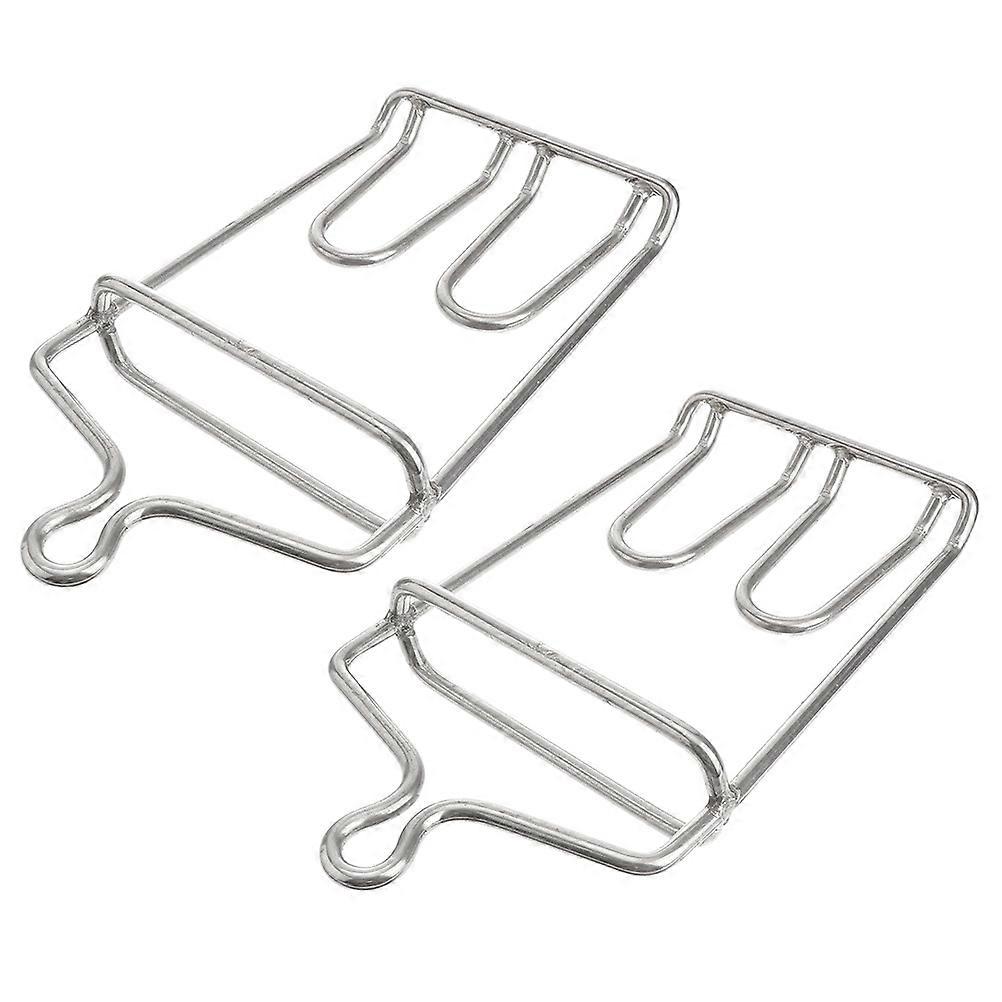 Metal Meat Hooks Stainless Steel Roast Duck Hook Meat Processing 2Pcs