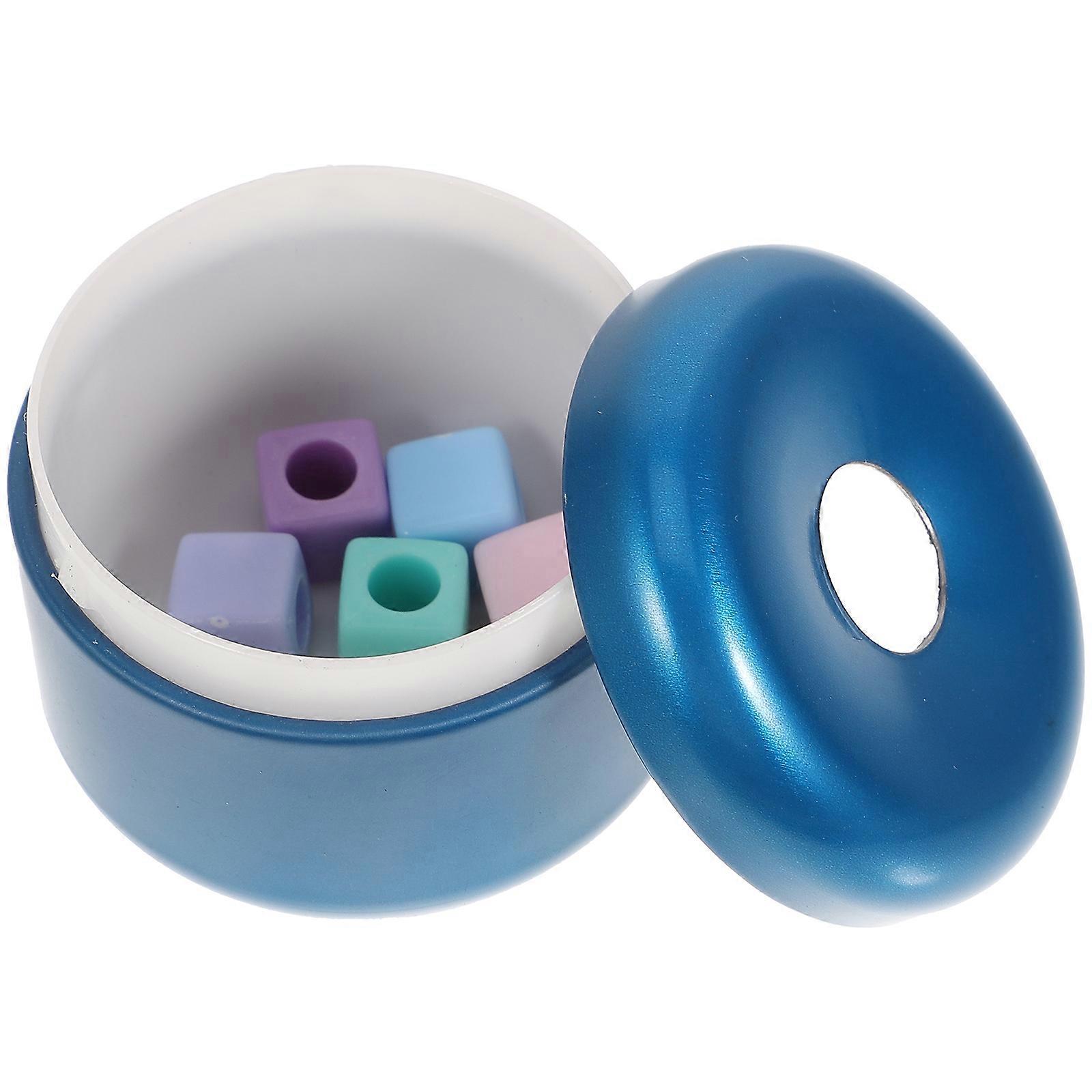 Interactive Parrot Training Set with Metal Jar & Colorful Acrylic Blocks for Bird Intelligence Development – All Ages