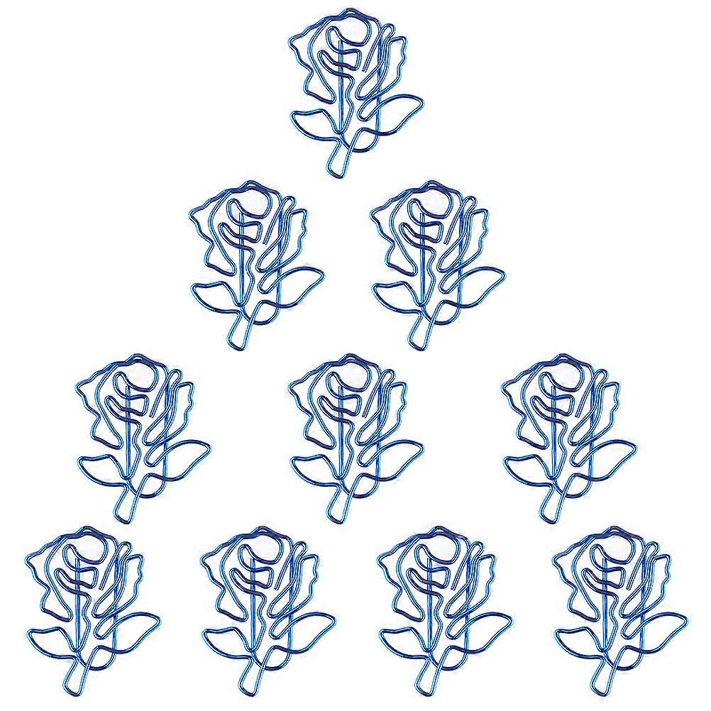 Shape Paper Clips Delicate Design Office Supplies 4.9X3.2CM Envelope Holders 10Pcs