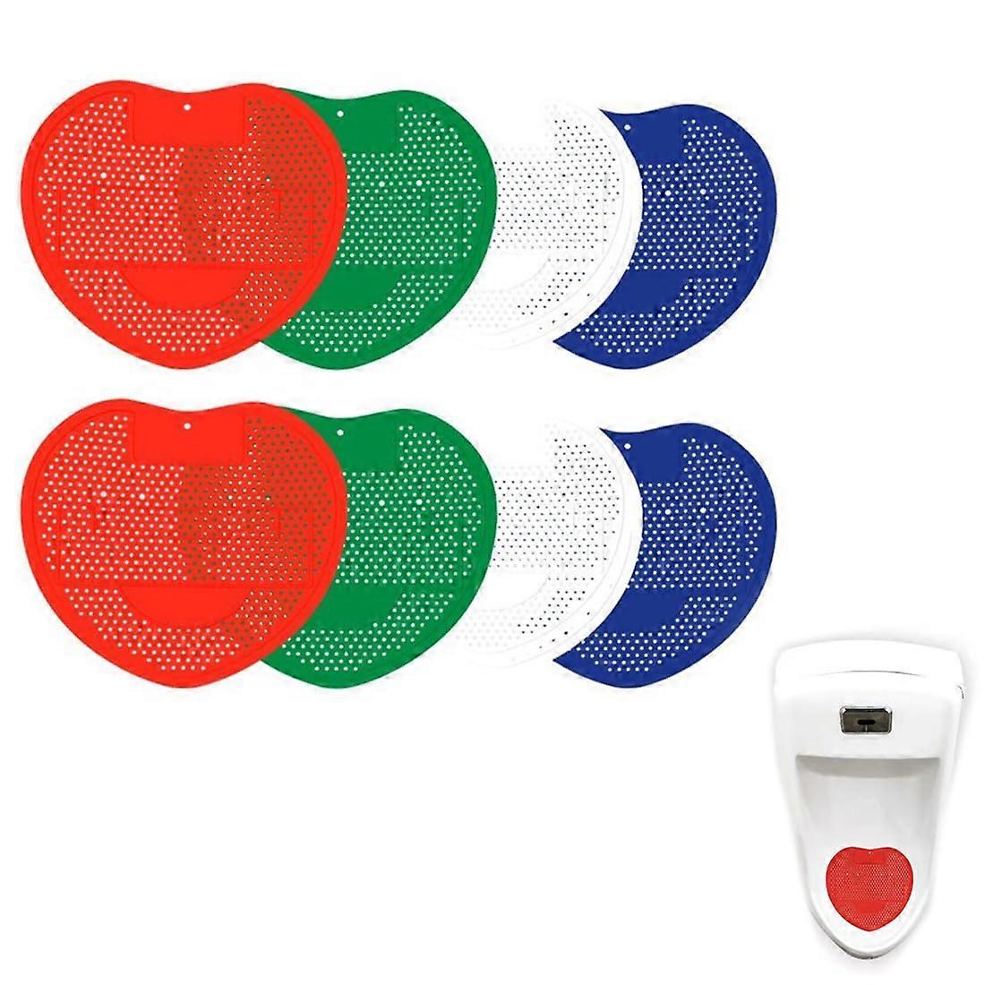 Urinal Strainer Universal Urinal Insert Splash Guard For Public Toilets And Hotels Odour Remover Pack Of 8