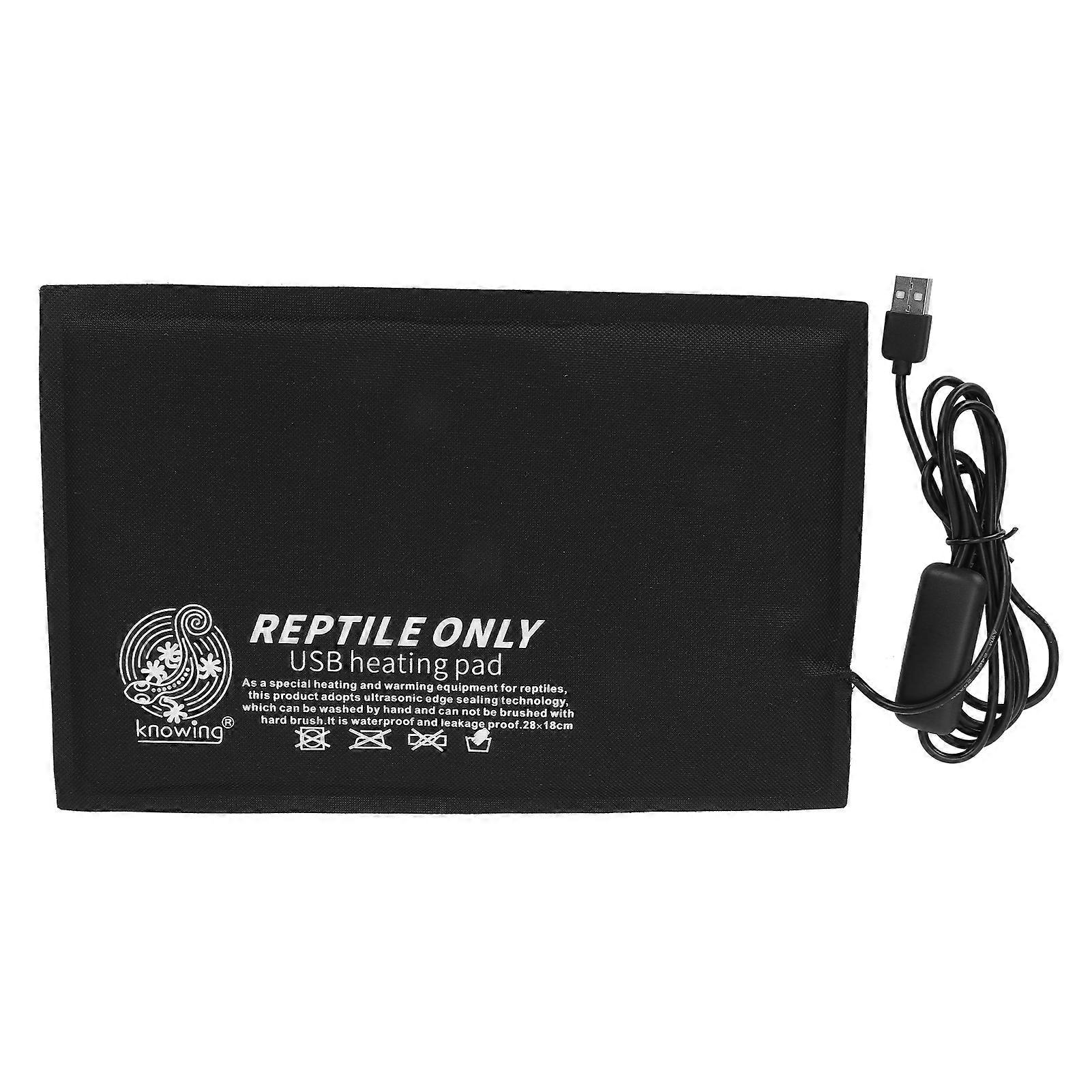 Reptile Heating Mat USB Reptile Heating Mat Under Tank Heating Pad with ThreeLevel Temperature Control(Large )