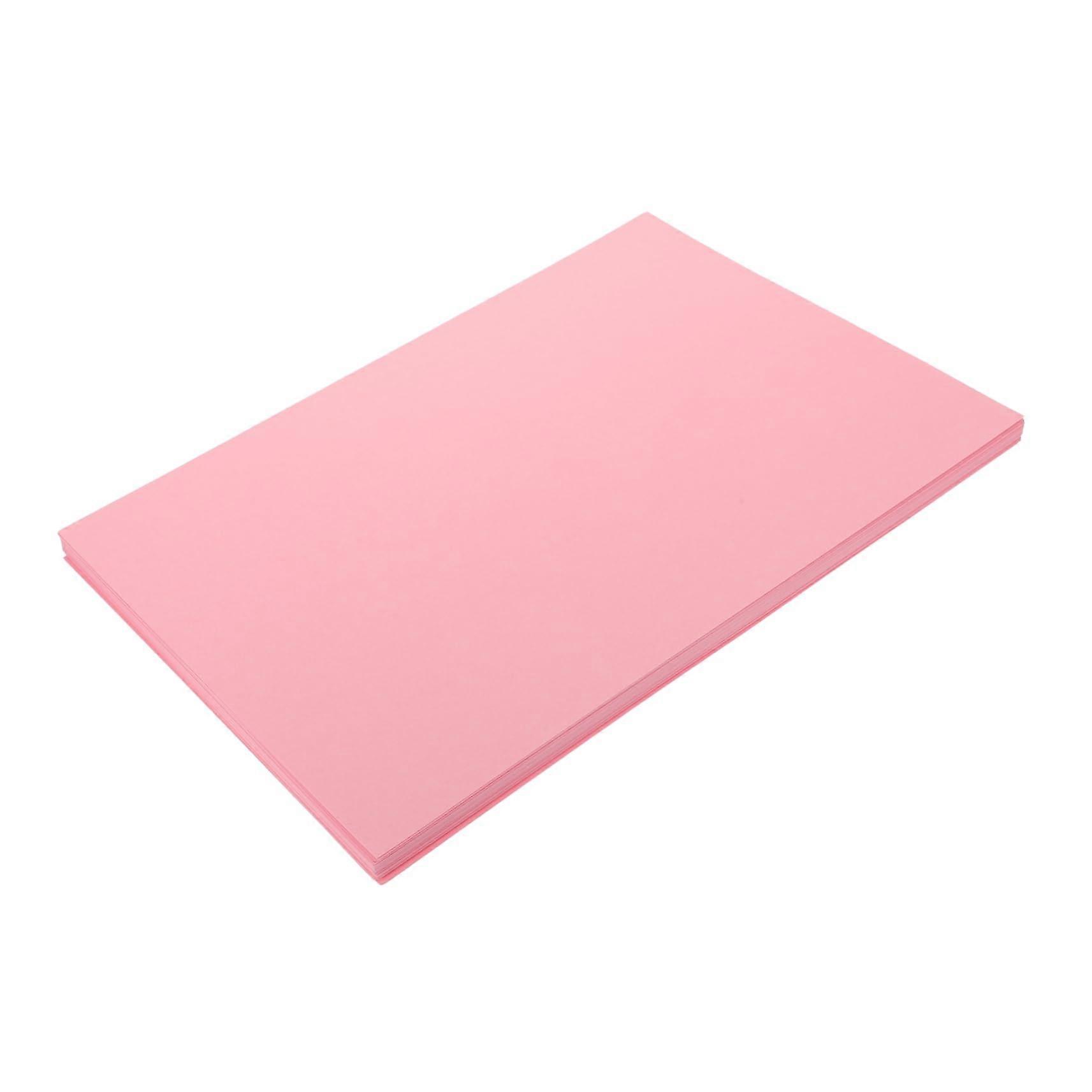 50 sheets A4 colored cardstock, colored printer paper, arts and crafts, pink
