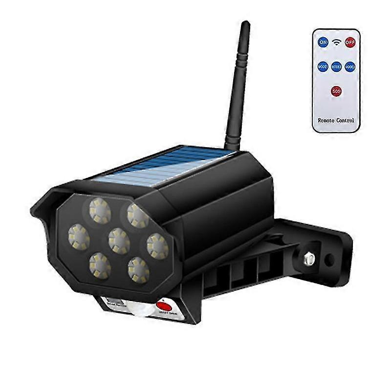 2 In 1 Solar Powered Light Security Simulation Fake Dummy Camera Solar Light