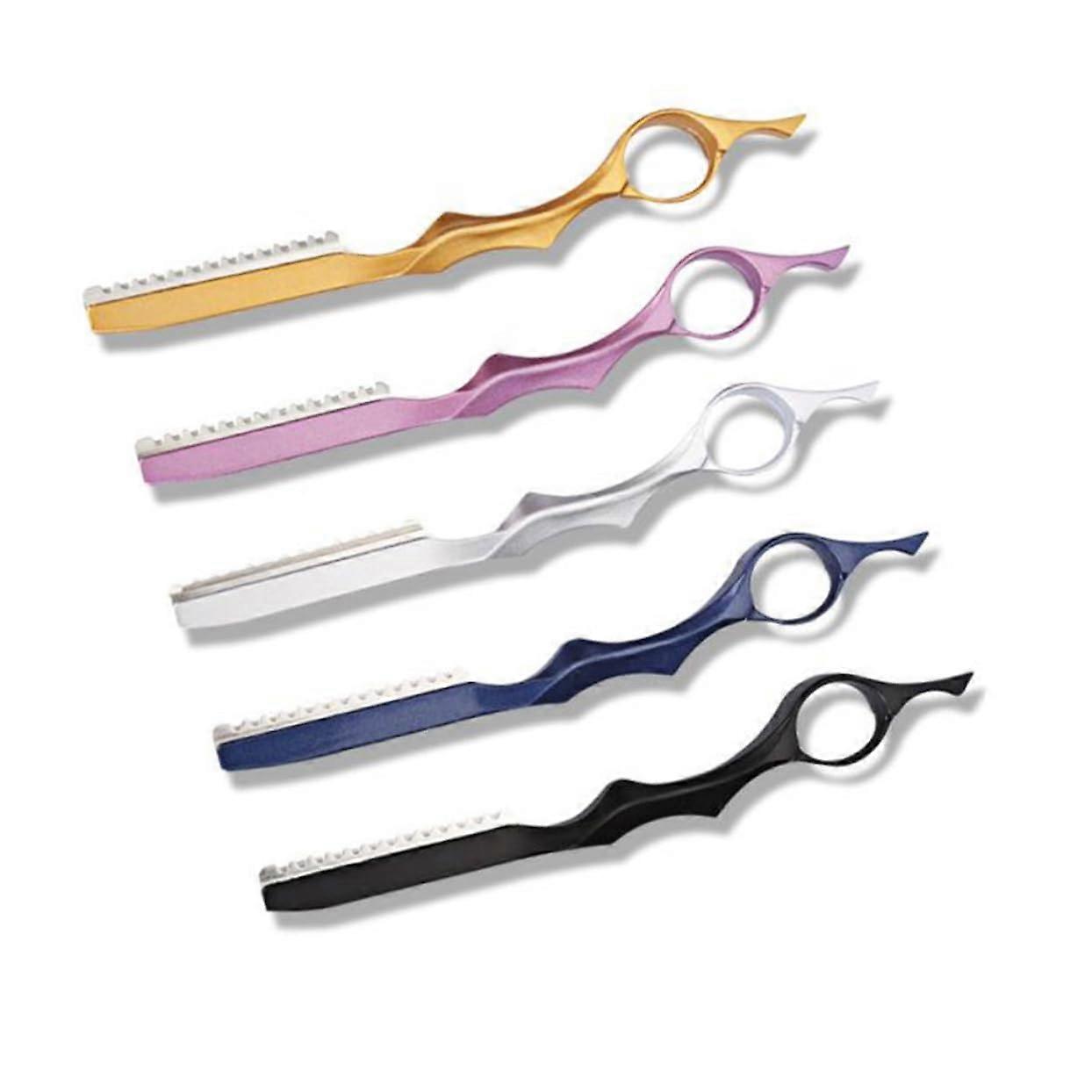 Hair Clip Thin Razor for Layering and Thinning Hair, Golden Styling Razor for Precision Cutting and Texturizing