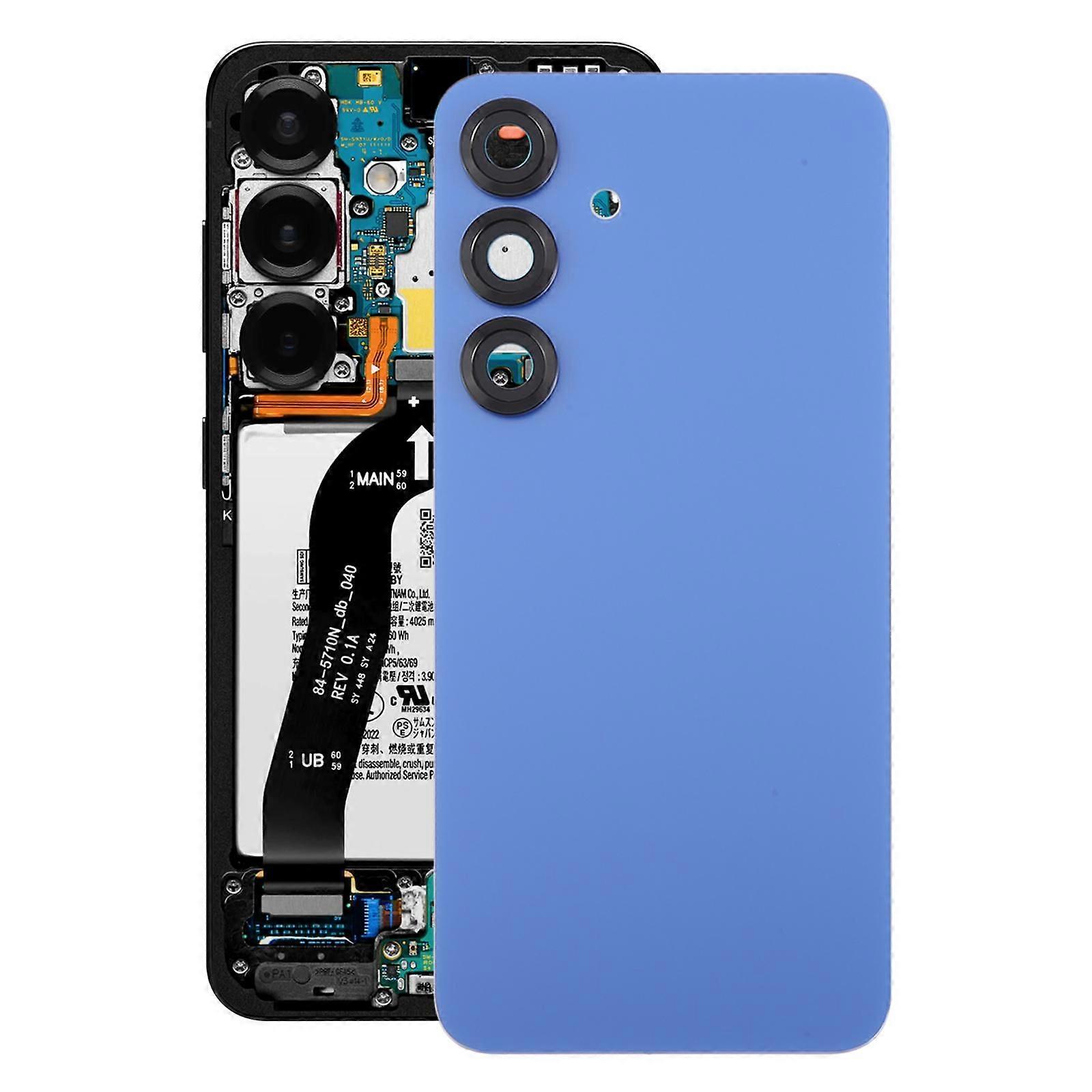 Coque arrière avec cache objectif pour Samsung Galaxy S25