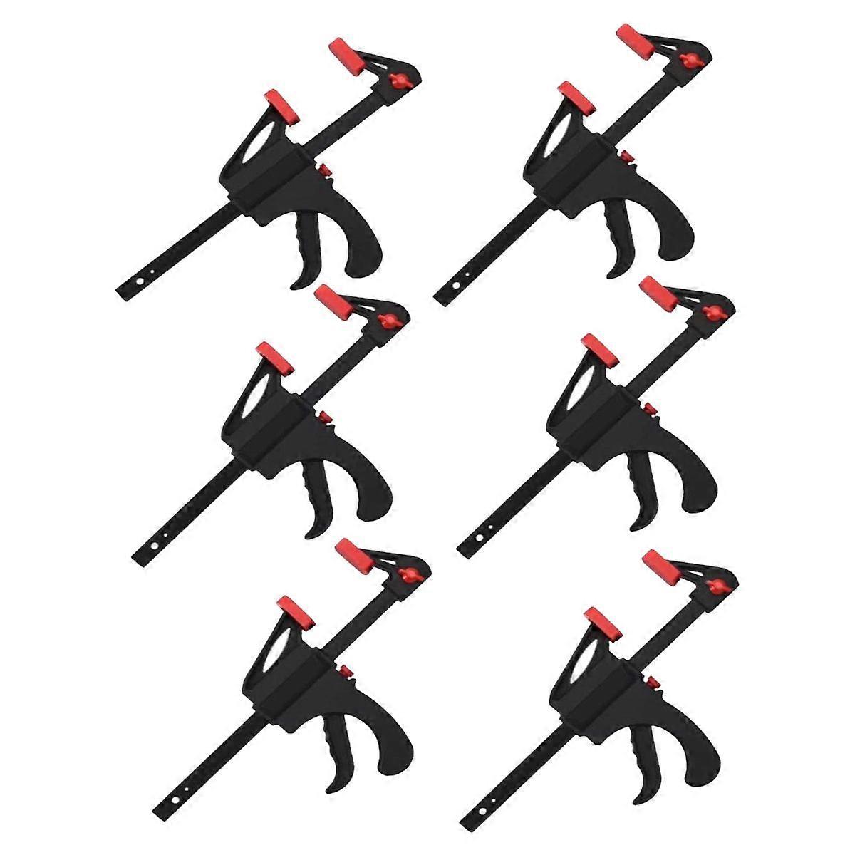 6 st Quick Grip Clamps, för trä snabb enkel fastspänning
