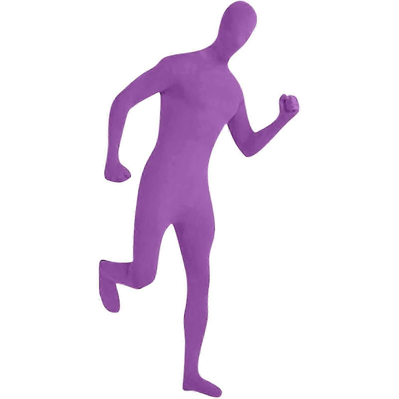 Men Women Zentai Suit Tight Fitting Jumpsuit Solid Color Dance Costume Stage Performance Costume