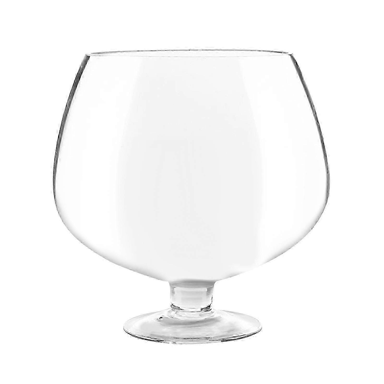 Ekstra stort bægerglas Kæmpe glas Oversized Sjovt glas Klart bægerglas Super stort klarere glas til barfester Kvinder Mænd