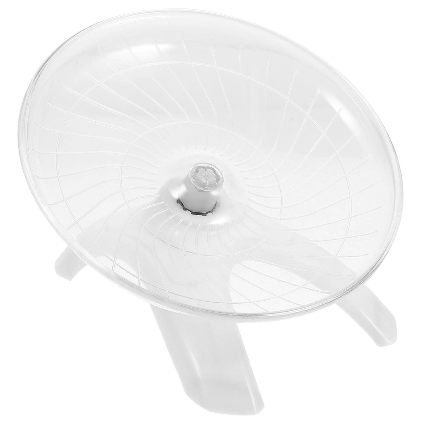 Silent Hamster Wheel, Mouse Wheel Toy, Plastic, White 18x18x12CM